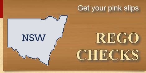 Rego Check - Get your pink slips